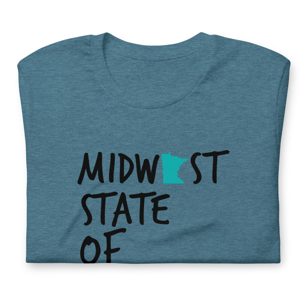 Midwest State of Mind Minnesota™ Short-Sleeve Unisex T-Shirt