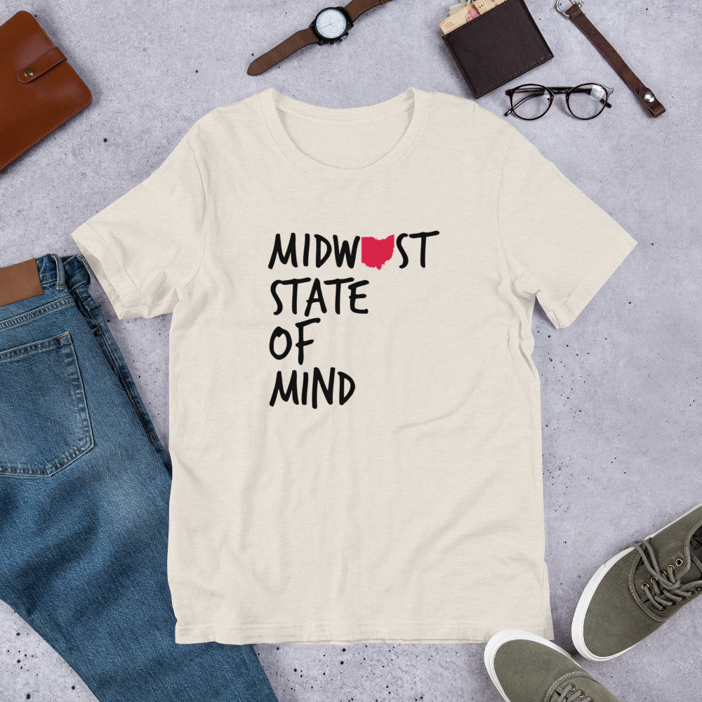 Midwest State of Mind Ohio™ Short-Sleeve Unisex T-Shirt