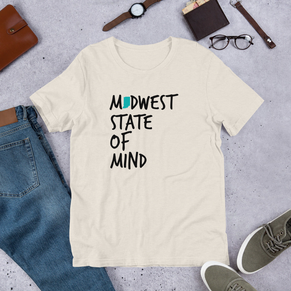 Midwest State of Mind Indiana™ Super Soft Unisex T-Shirt