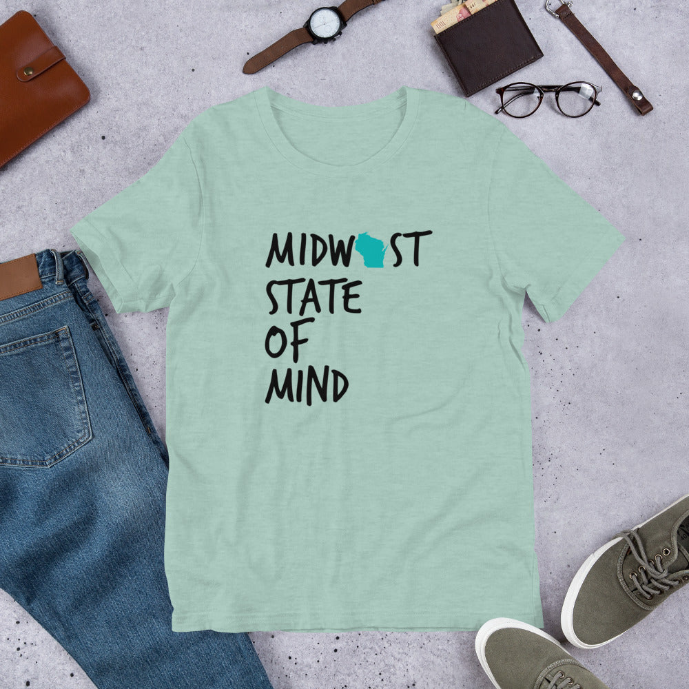 Midwest State of Mind Wisconsin™ Short-Sleeve Unisex T-Shirt