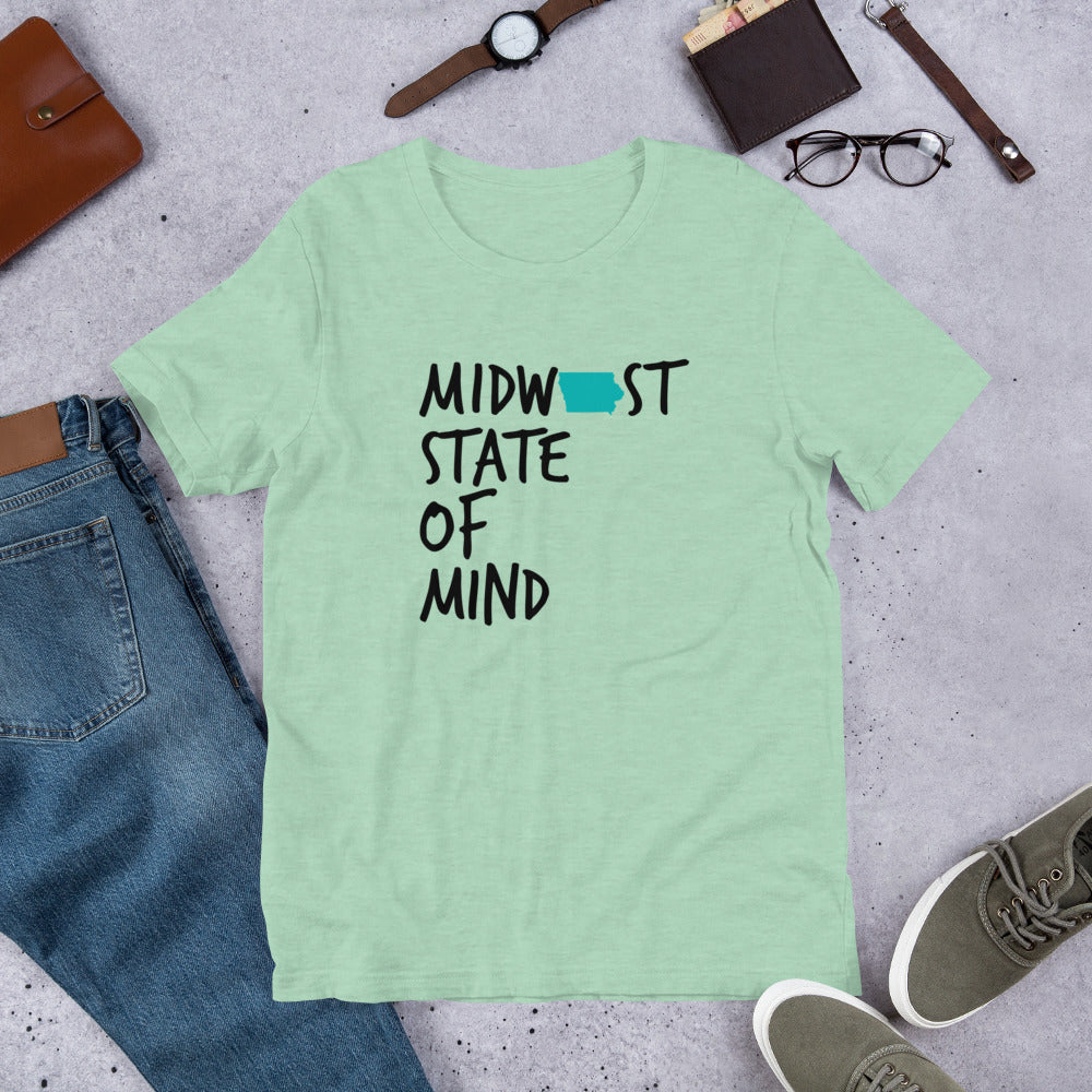 Midwest State of Mind Iowa™ Super Soft Unisex T-Shirt