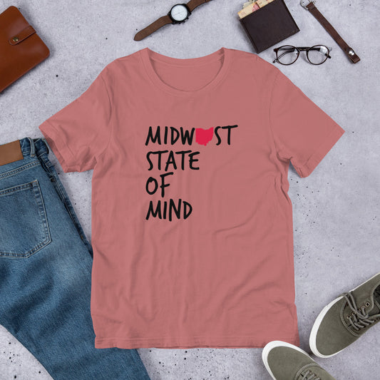 Midwest State of Mind Ohio™ Short-Sleeve Unisex T-Shirt