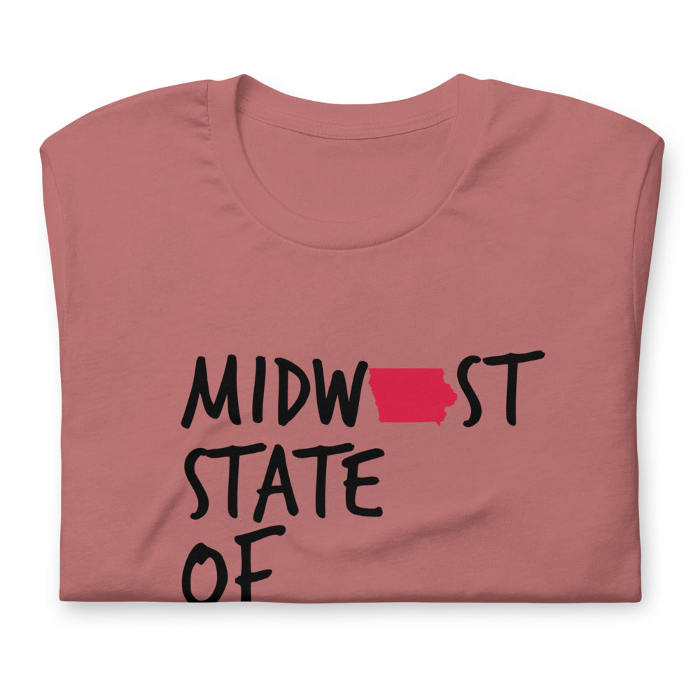 Midwest State of Mind Iowa™ Super Soft Unisex T-Shirt