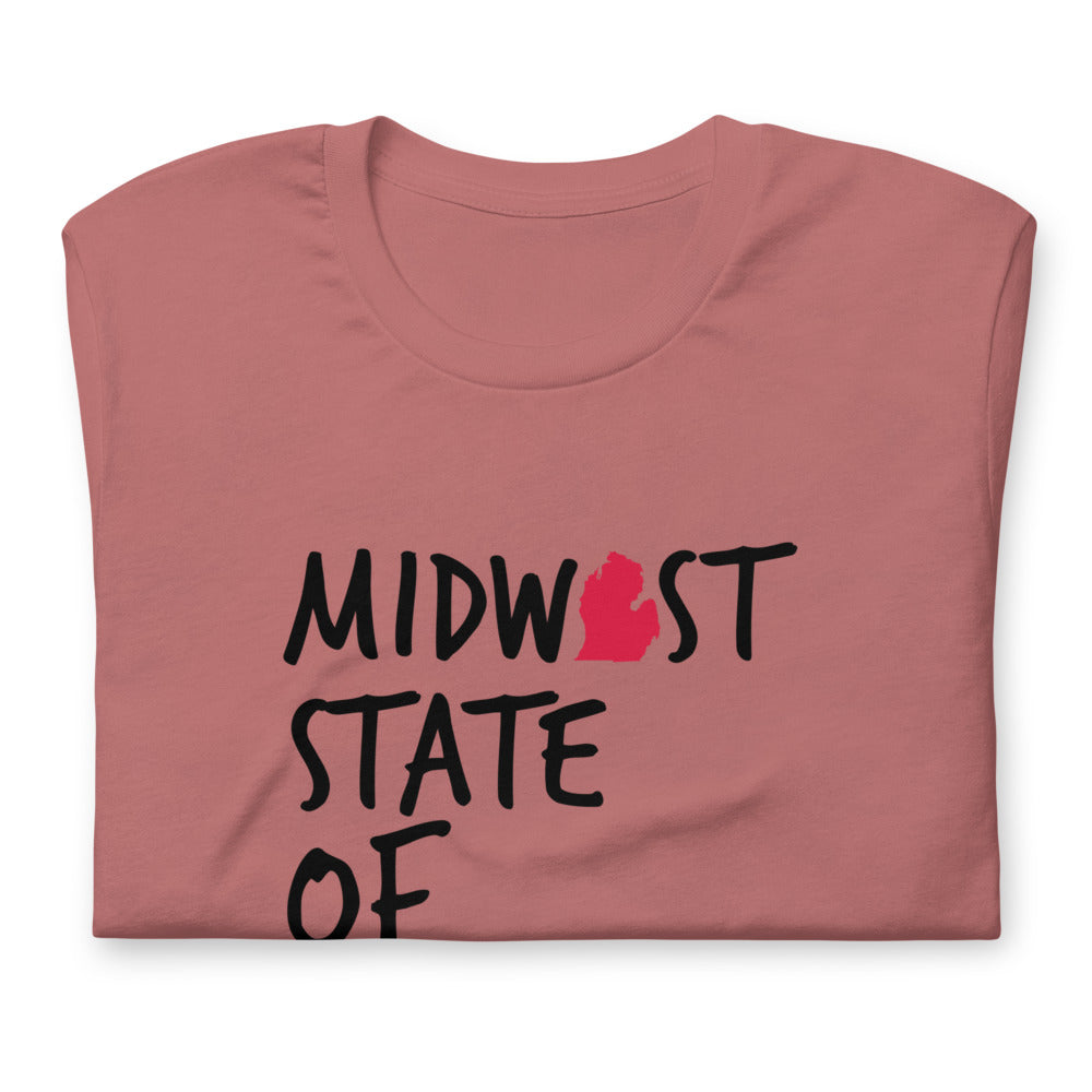 Midwest State of Mind Michigan™ Super Soft Unisex T-Shirt