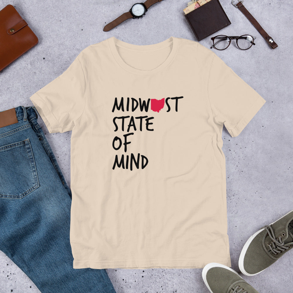 Midwest State of Mind Ohio™ Short-Sleeve Unisex T-Shirt