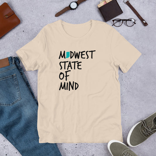 Midwest State of Mind Indiana™ Super Soft Unisex T-Shirt