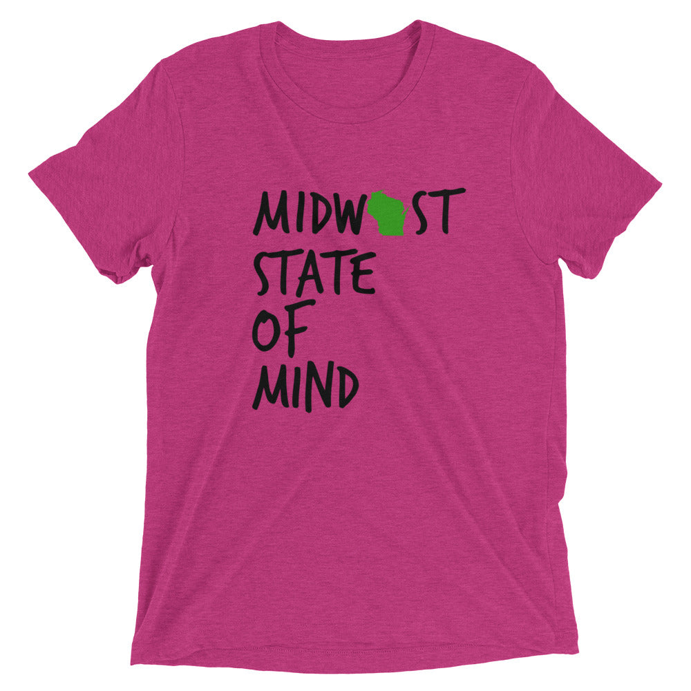 Midwest State of Mind™ Wisconsin Short sleeve t-shirt