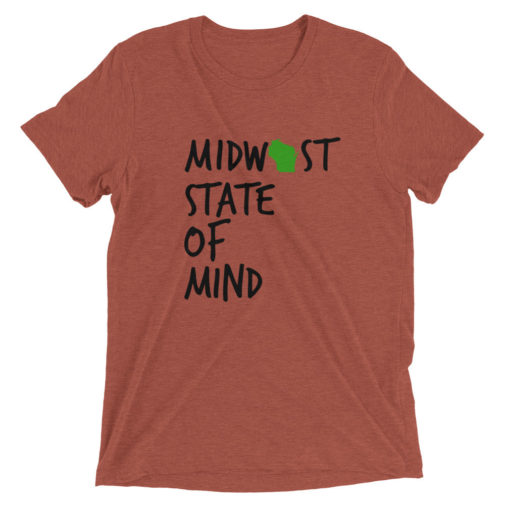 Midwest State of Mind™ Wisconsin Short sleeve t-shirt