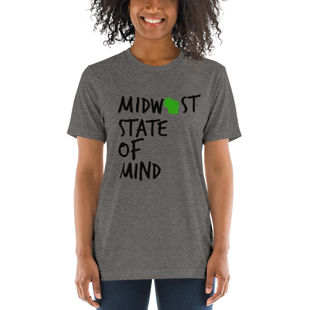 Midwest State of Mind™ Wisconsin Short sleeve t-shirt