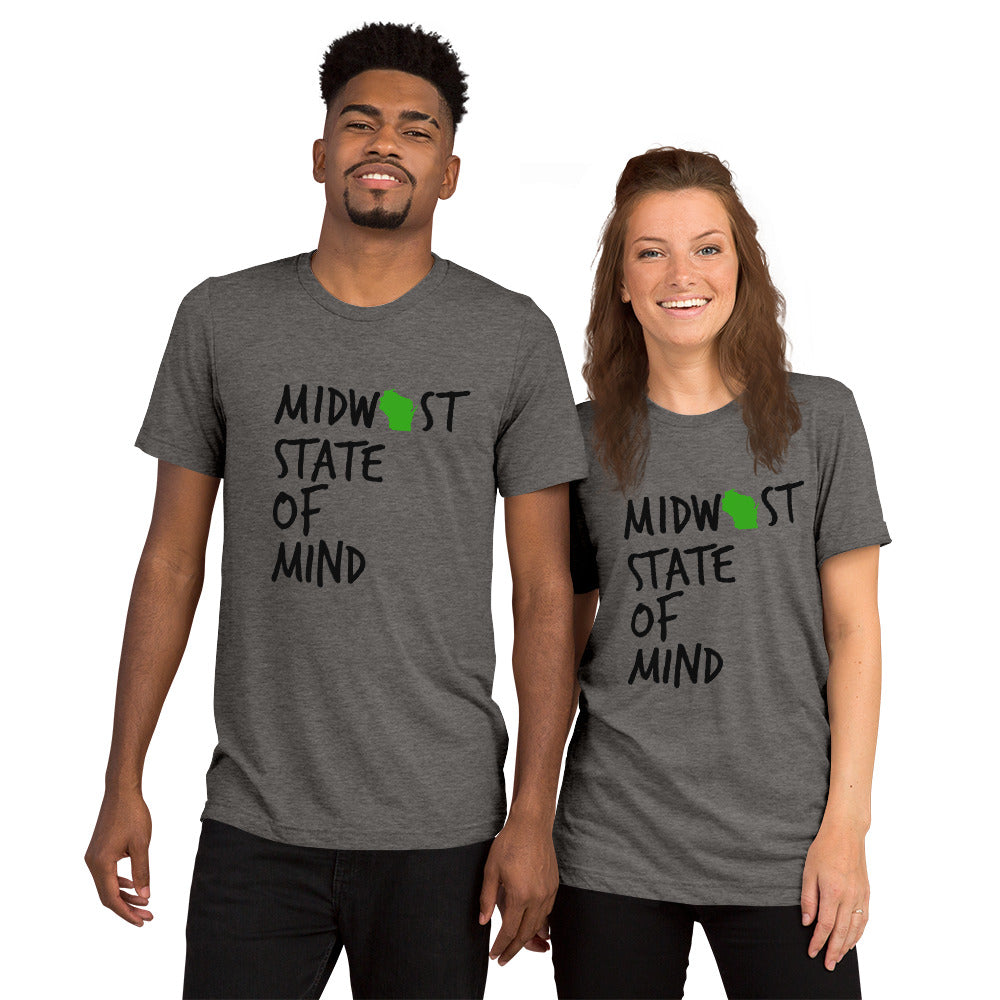 Midwest State of Mind™ Wisconsin Short sleeve t-shirt