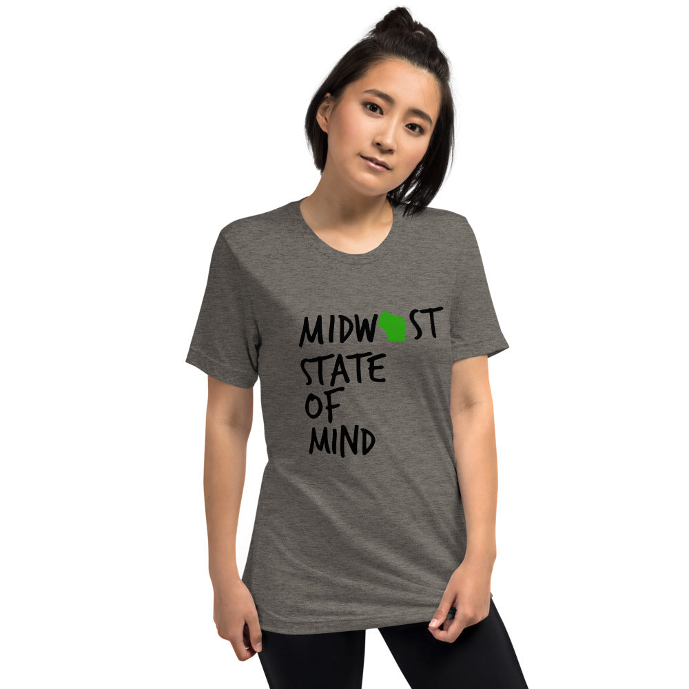 Midwest State of Mind™ Wisconsin Short sleeve t-shirt