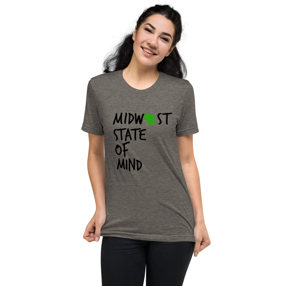 Midwest State of Mind™ Wisconsin Short sleeve t-shirt