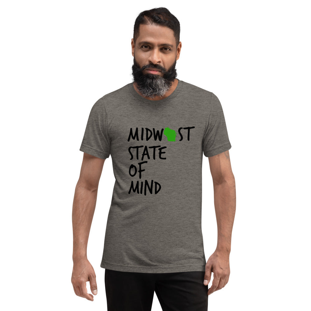 Midwest State of Mind™ Wisconsin Short sleeve t-shirt