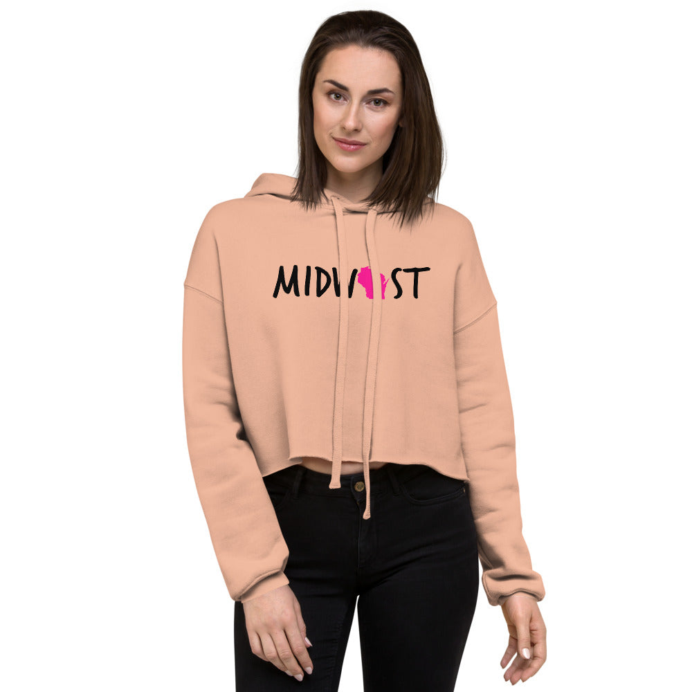 Wisconsin Midwest™ Crop Hoodie