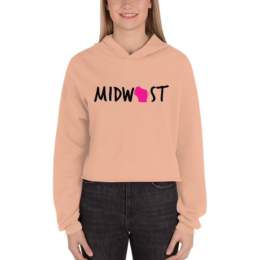 Wisconsin Midwest™ Crop Hoodie