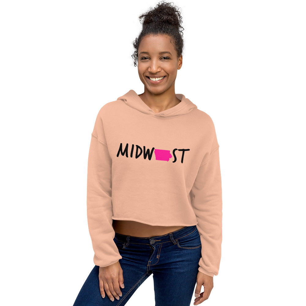 Iowa Midwest™ Crop Hoodie