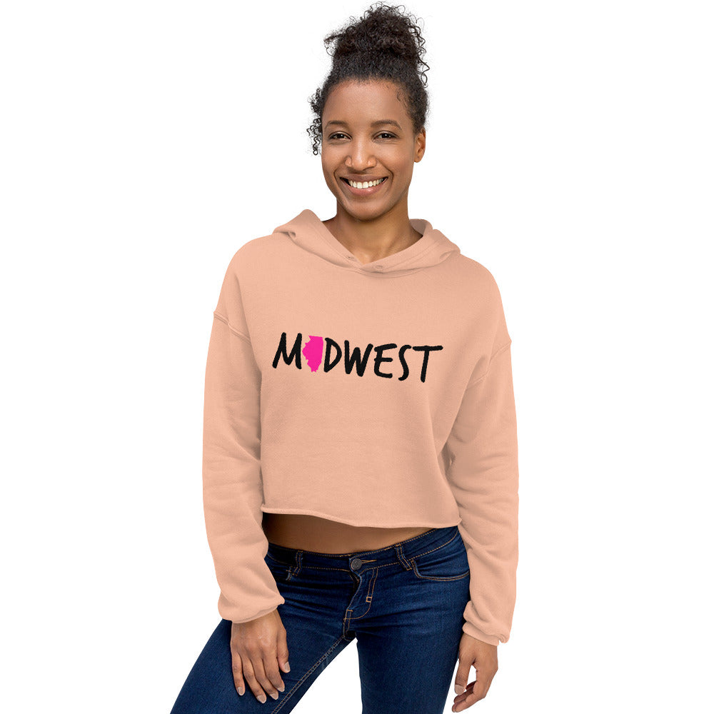 Illinois Midwest™ Crop Hoodie