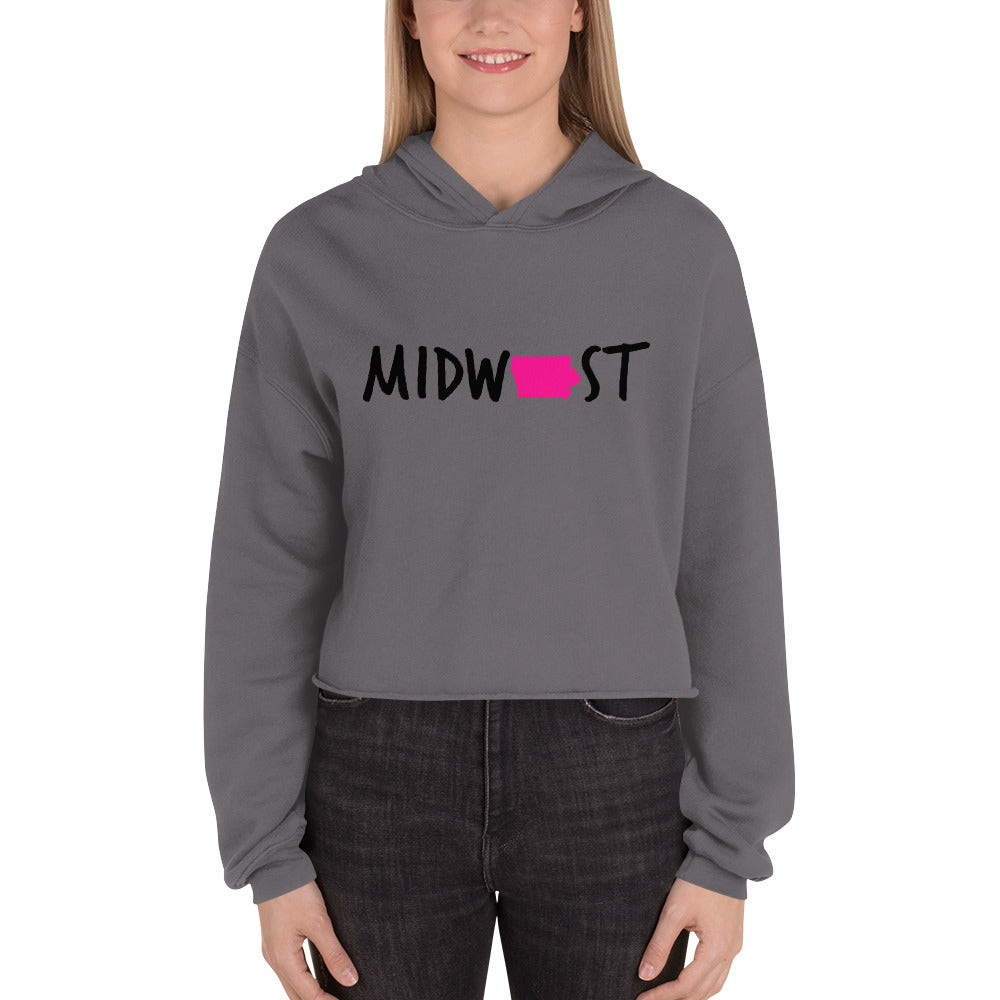 Iowa Midwest™ Crop Hoodie