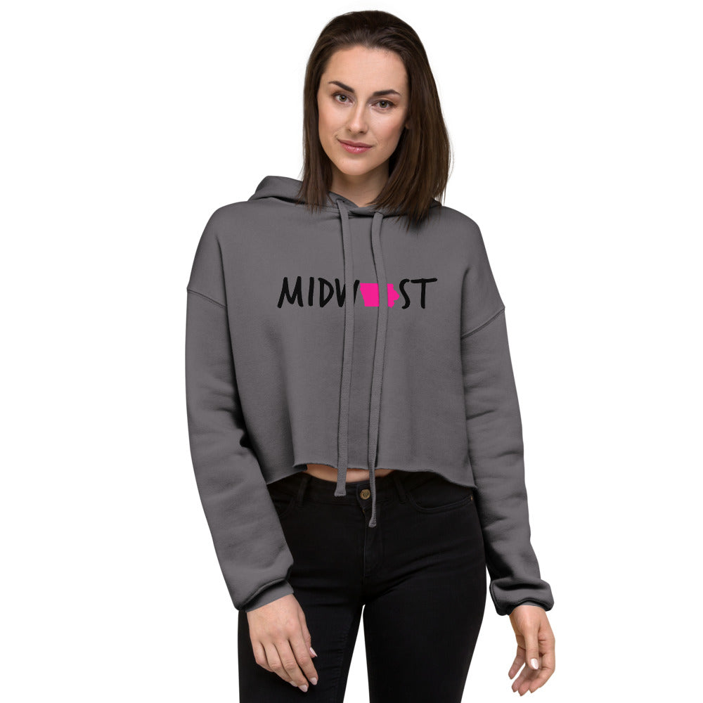 Iowa Midwest™ Crop Hoodie