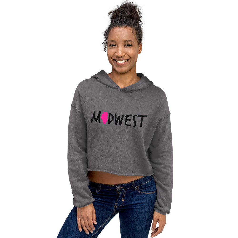 Illinois Midwest™ Crop Hoodie