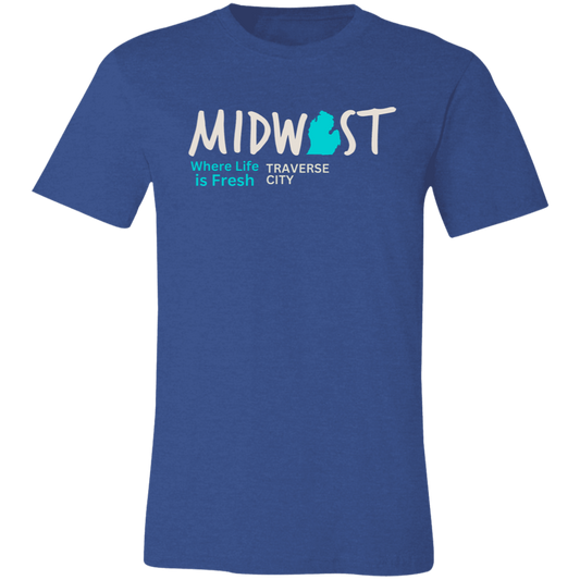 Where Life is Fresh Traverse City Unisex Jersey Short-Sleeve Tee