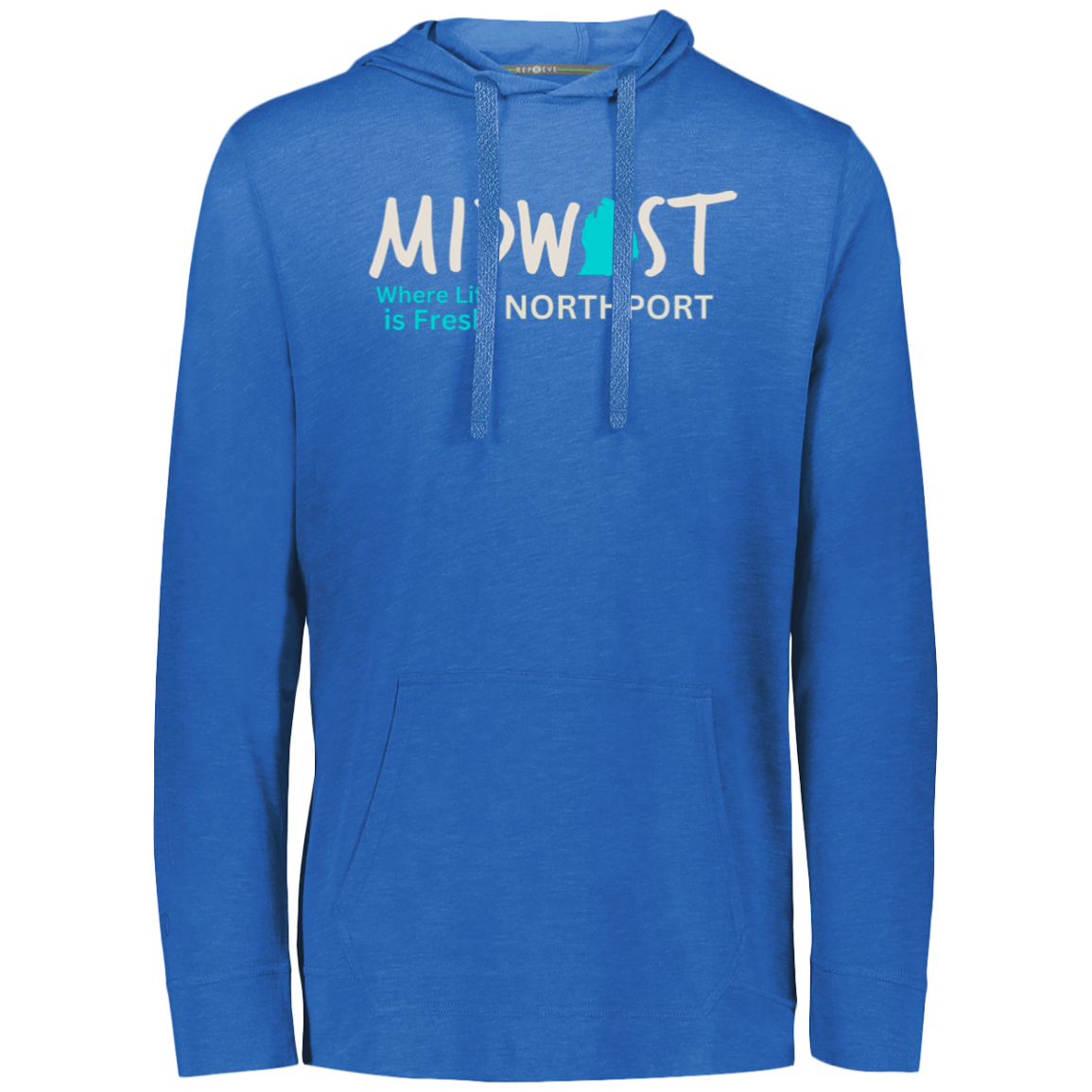 Midwest Where Life is Fresh Northport Eco Lightweight Hoodie