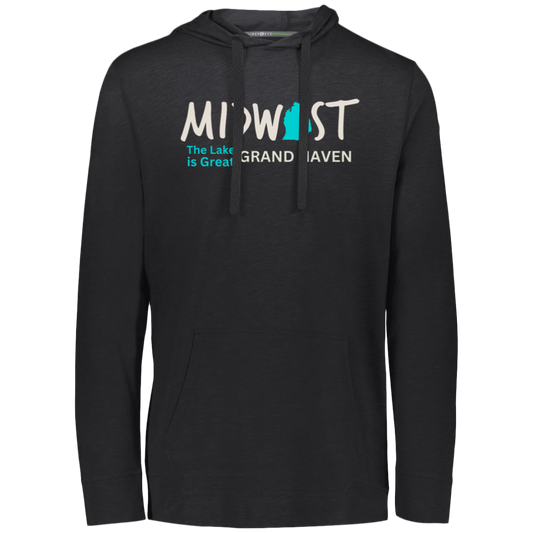 Midwest The Lake is Great Grand Haven Eco Lightweight Hoodie