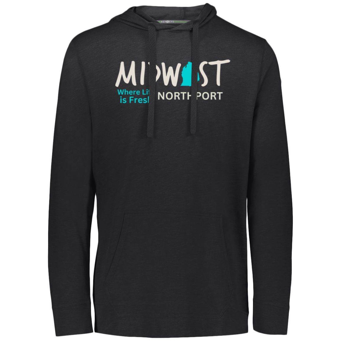 Midwest Where Life is Fresh Northport Eco Lightweight Hoodie