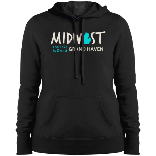 Midwest The Lake is Great Grand Haven Ladies' Hoodie