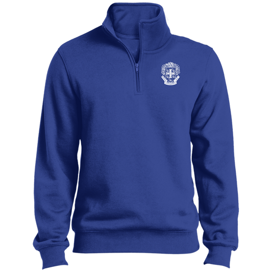 St. Margaret's Ladies 1/4 Zip Cotton/Fleece Sweatshirt