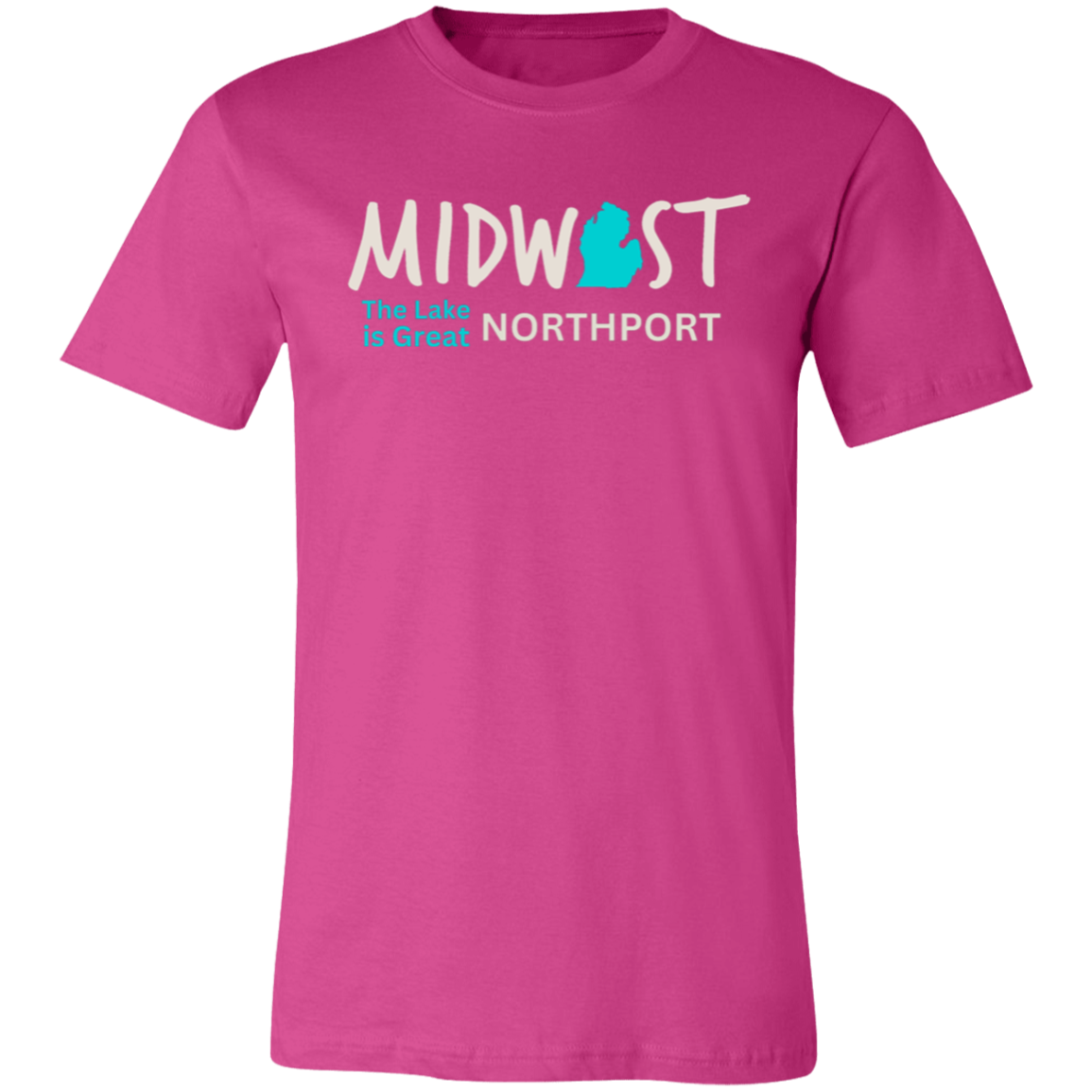 Midwest The Lake is Great Northport  Unisex Jersey Tee