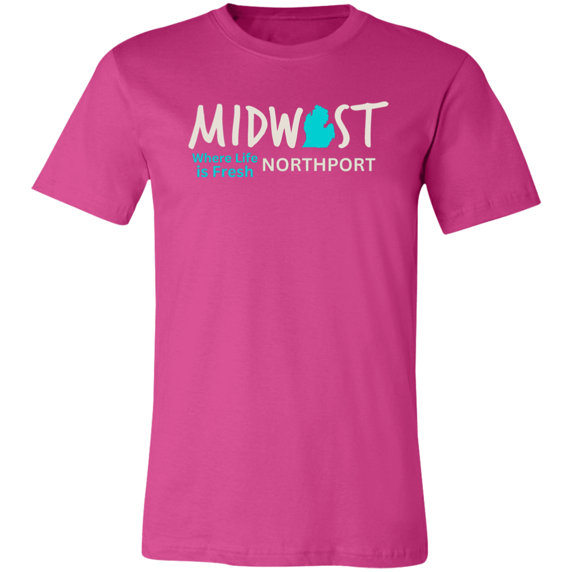 Midwest  Where Life is Fresh Northport Unisex Jersey Tee