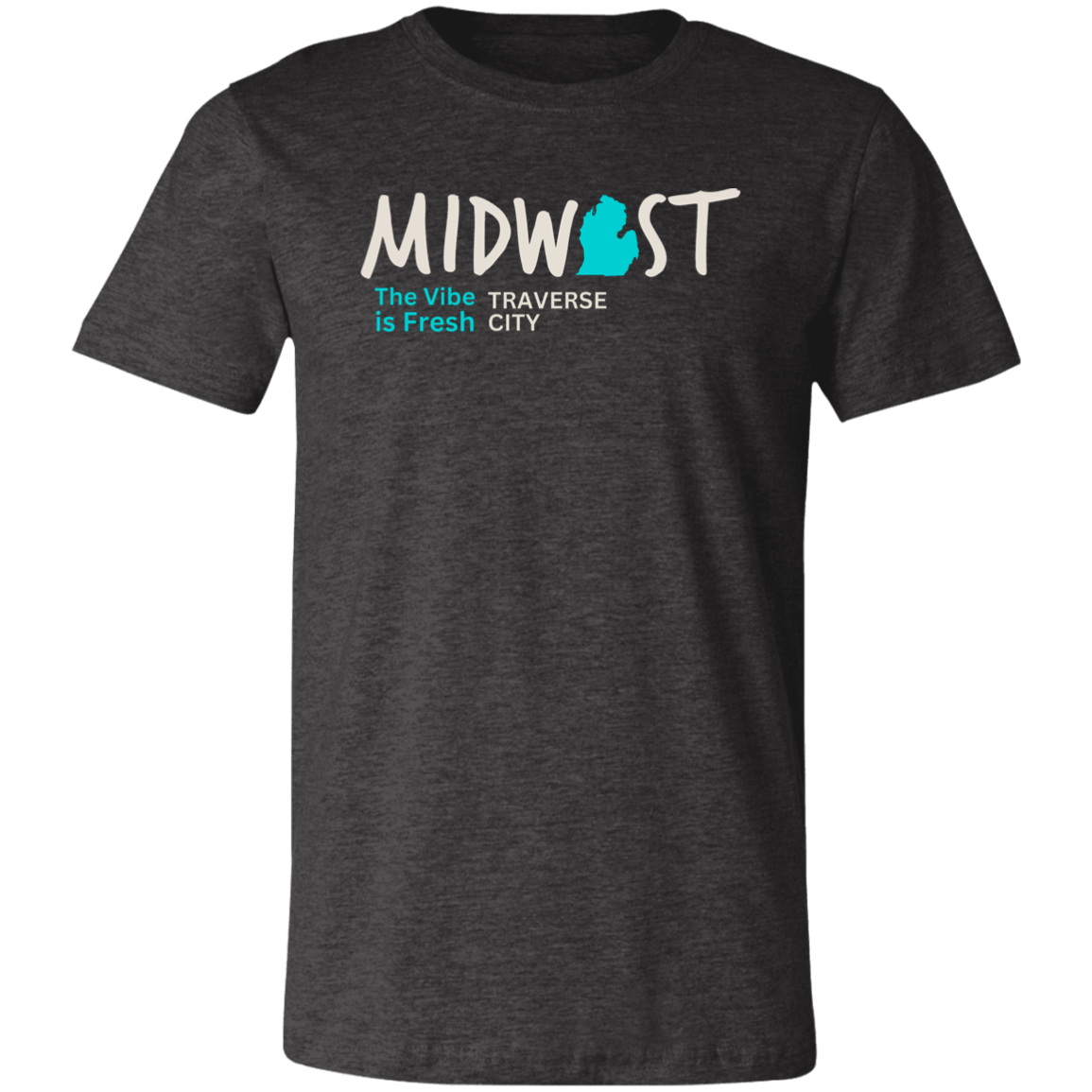 Midwest The Vibe is Fresh Traverse City Unisex Jersey Tee