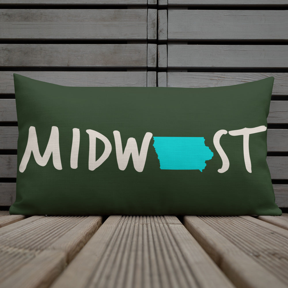 Iowa Midwest 'Love It' Premium Pillow
