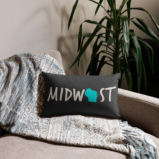 Wisconsin Midwest 'Love It' Premium Pillow