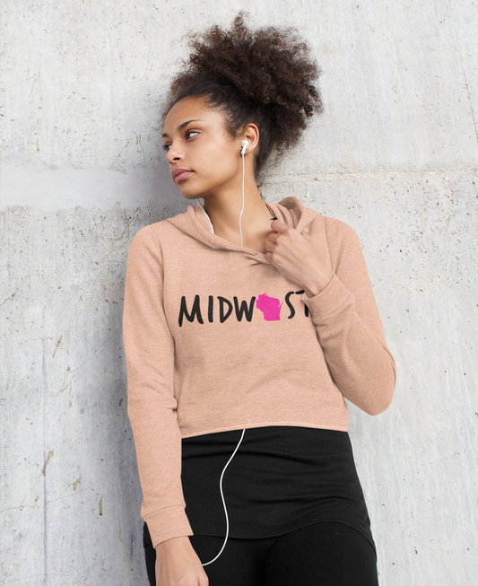 Wisconsin Midwest™ Crop Hoodie