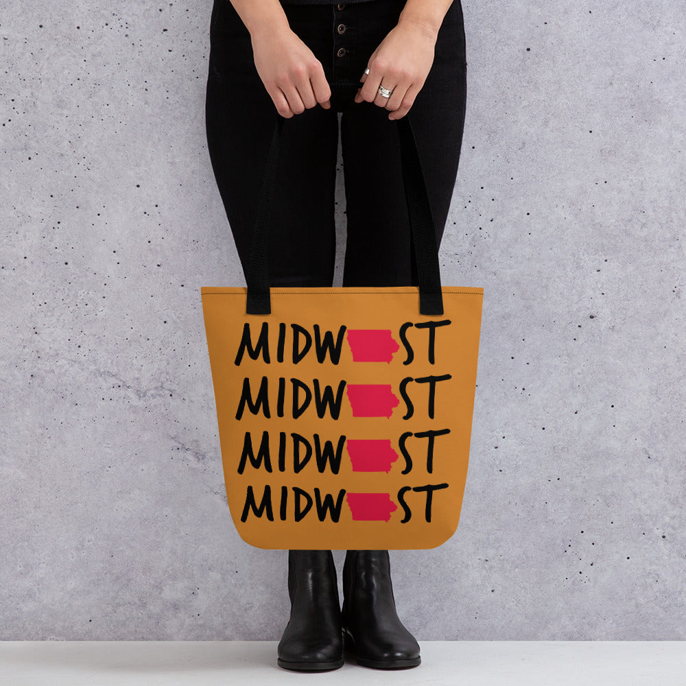 Midwest State of Mind™ Iowa Carry Everything Tote bag
