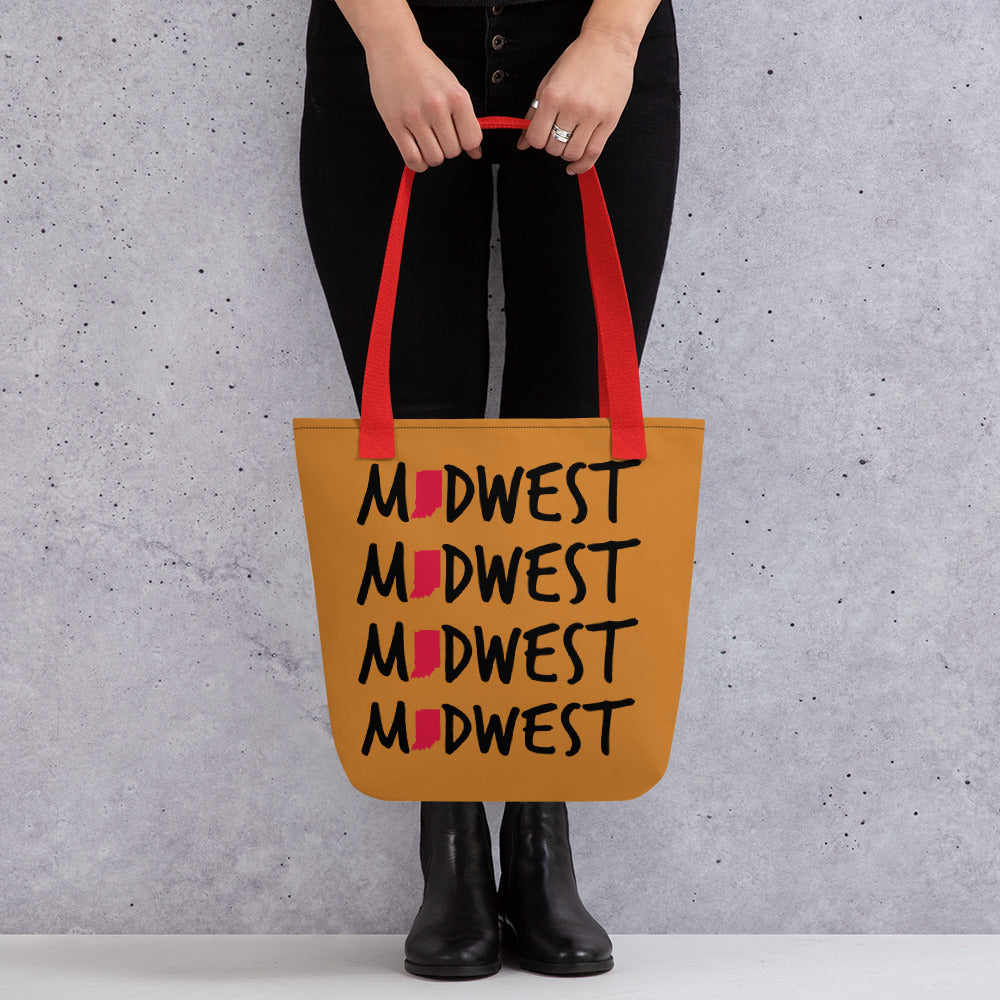 Midwest State of Mind™ Indiana Carry Everything Tote bag