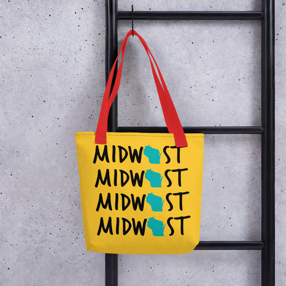 Midwest State of Mind™ Wisconsin Carry Everything Tote bag