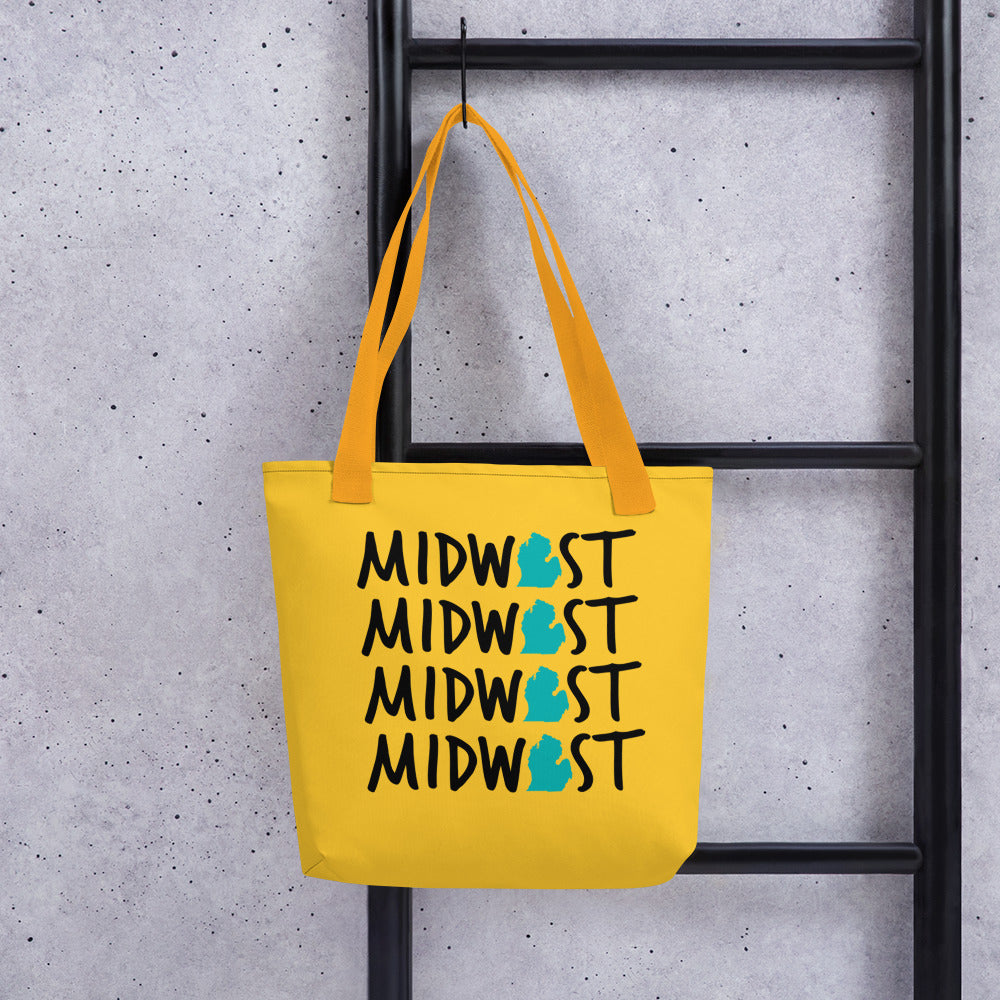 Midwest State of Mind™ Michigan Carry Everything Tote bag