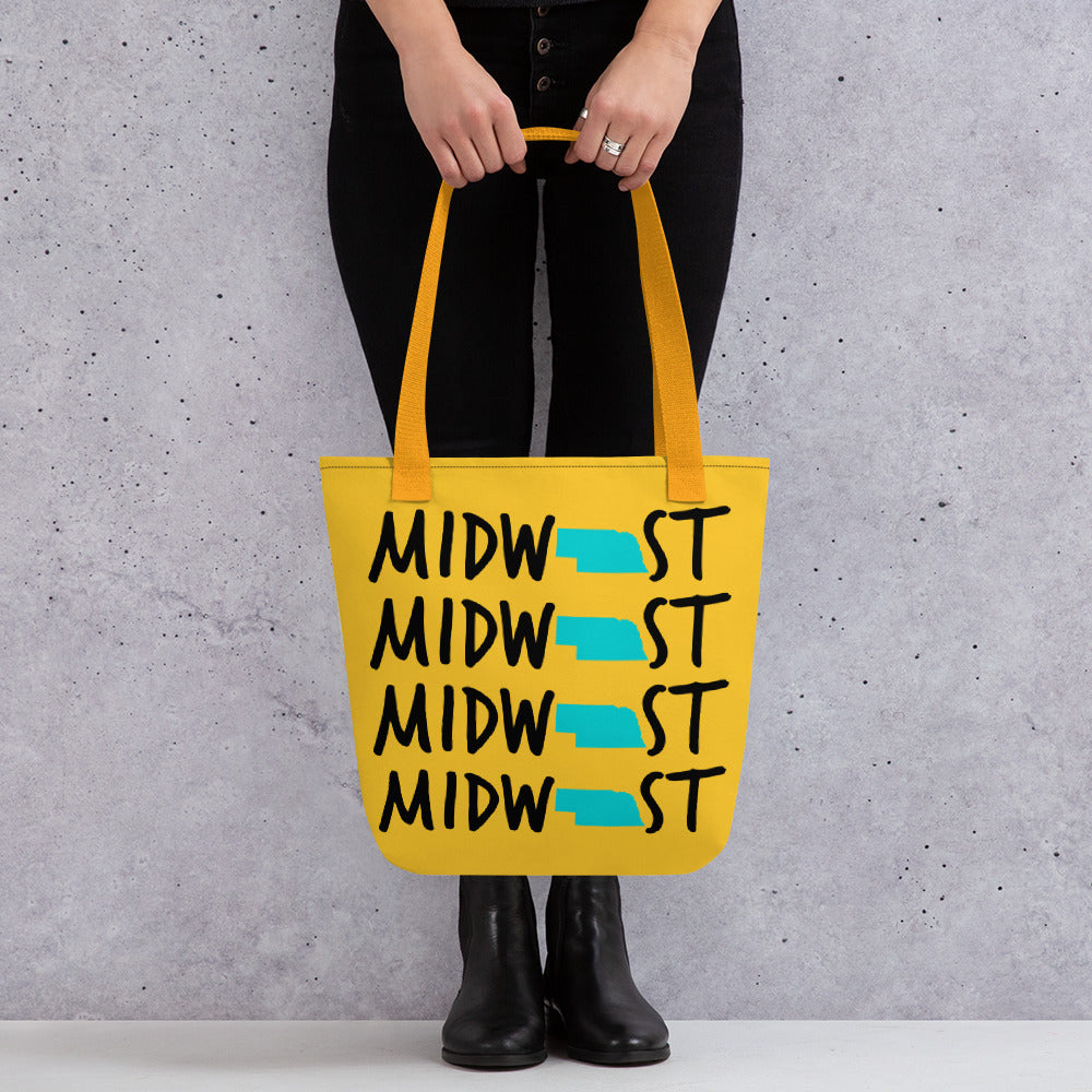 Midwest State of Mind™ Nebraska Carry Everything Tote bag