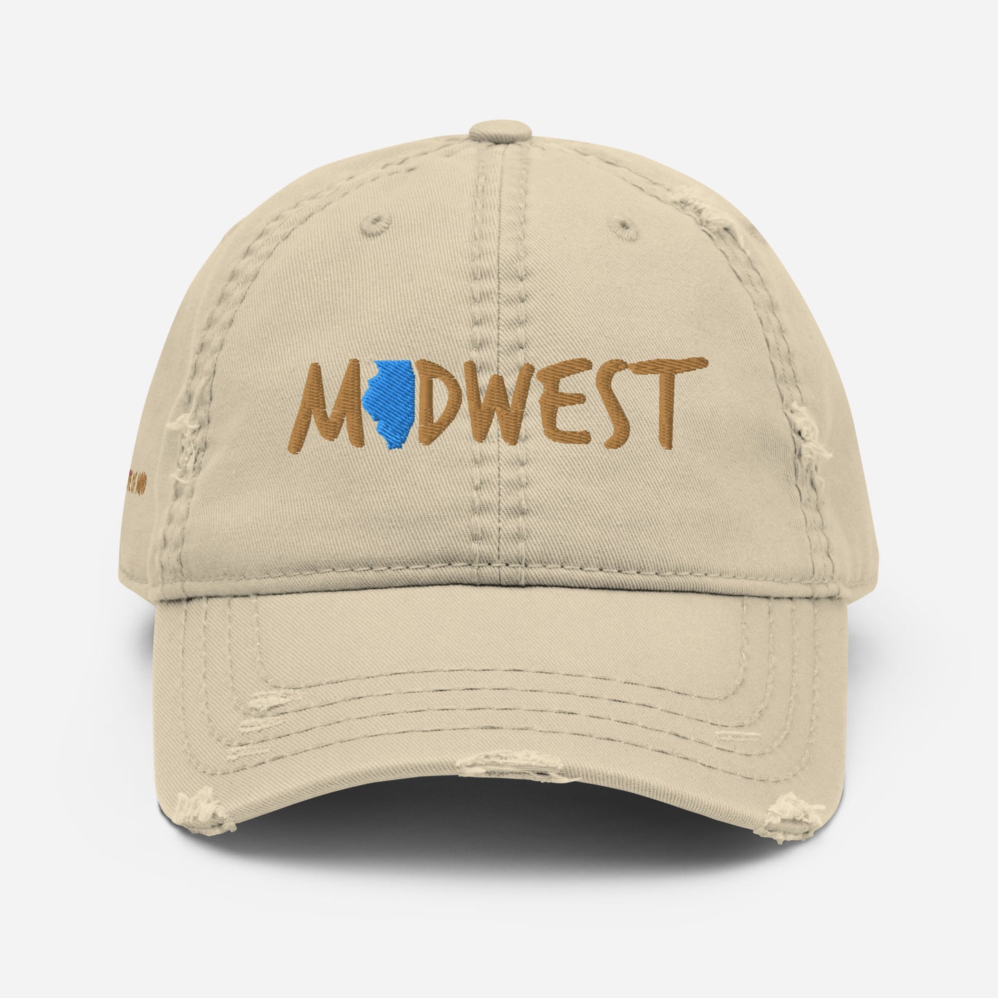 Illinois Midwest™ Lookin Sharp Distressed Dad Hat