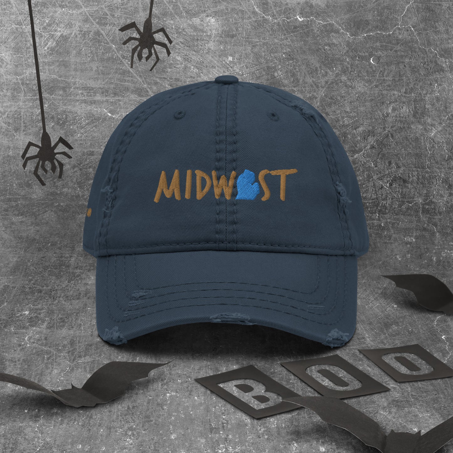 Michigan Midwest™ Lookin Sharp Distressed Dad Hat