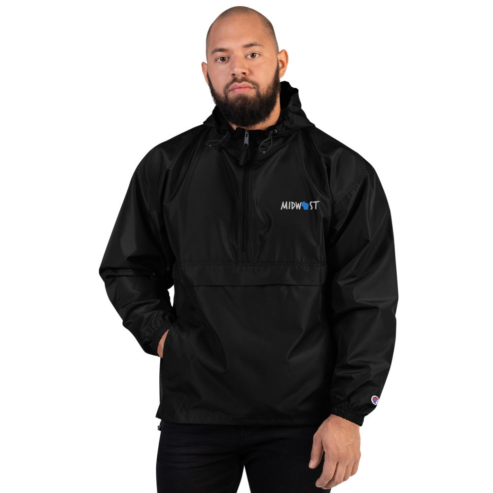 Wisconsin Midwest Wind & Rain Champion Packable Jacket