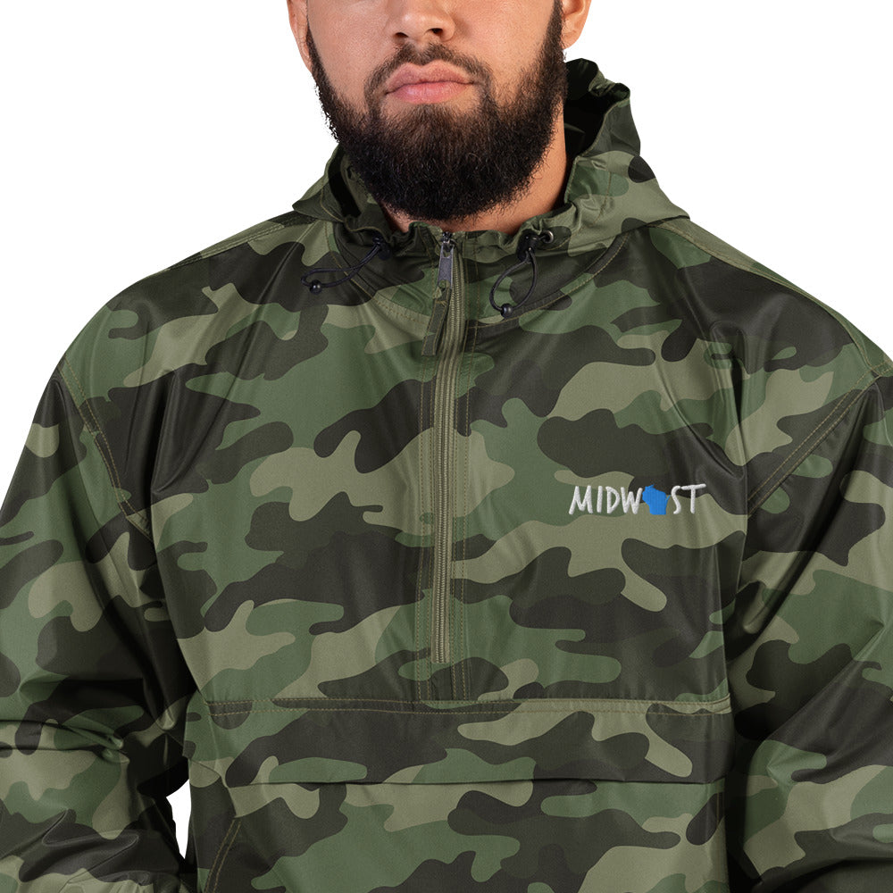 Wisconsin Midwest Wind & Rain Champion Packable Jacket
