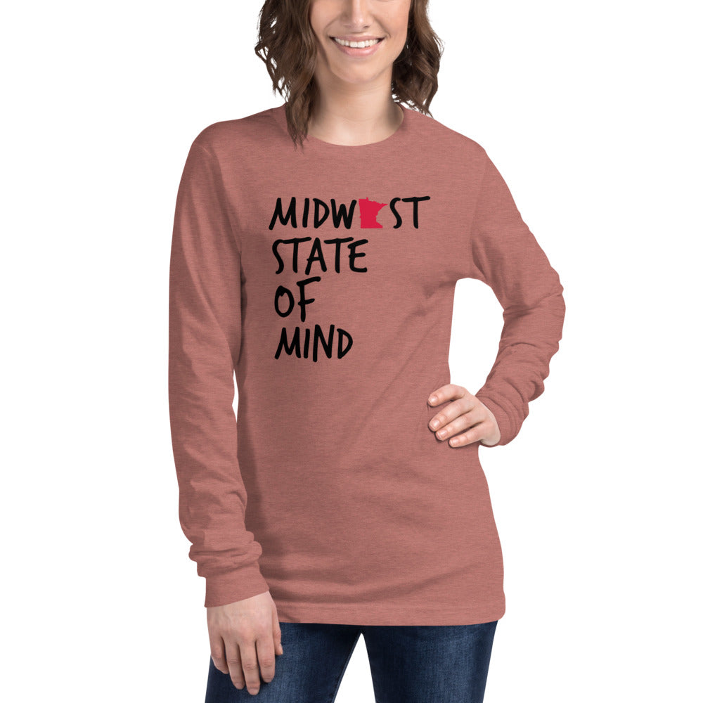 Midwest State of Mind Minnesota™ Unisex Long Sleeve Tee