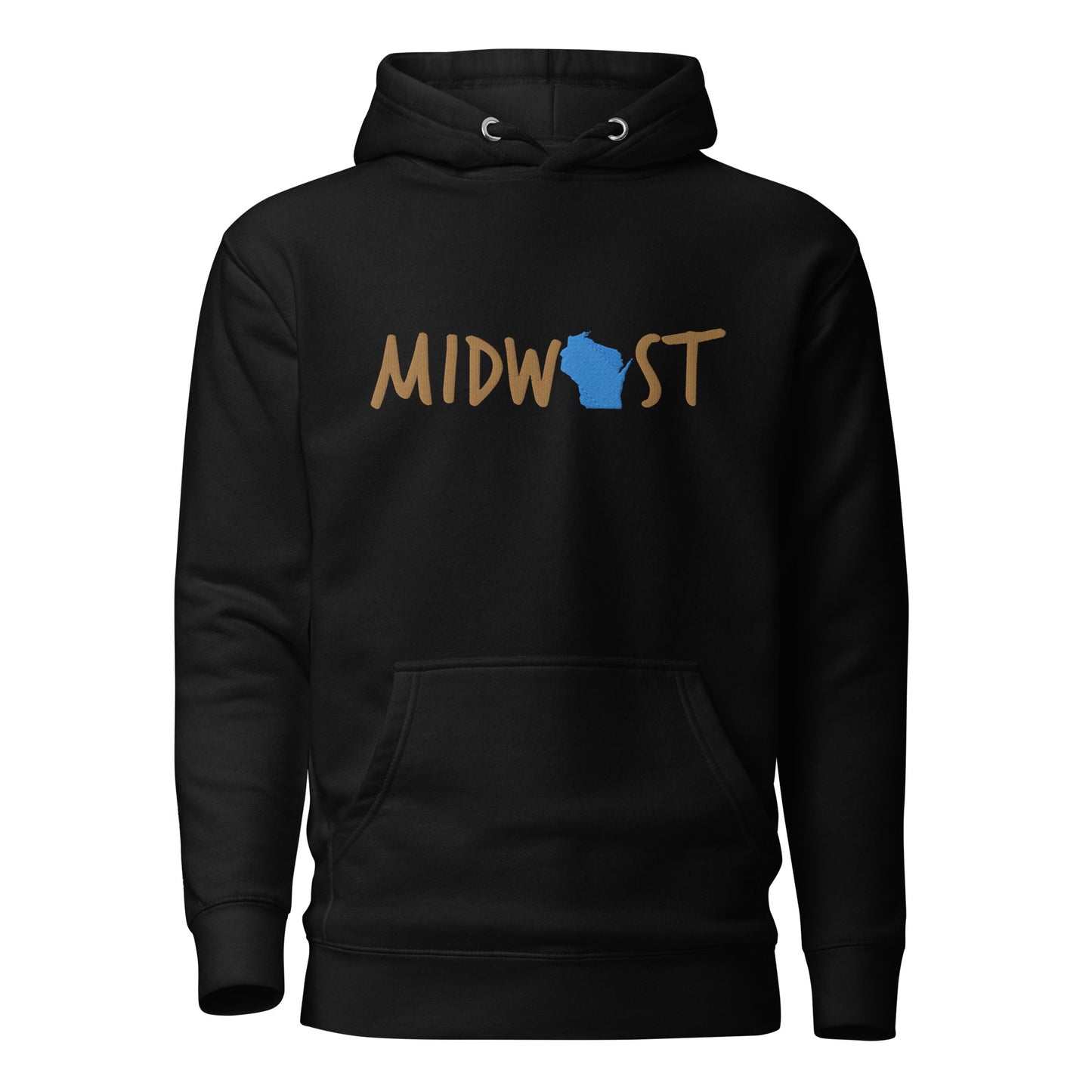 Wisconsin Midwest 'Love This' Embroidered Unisex Hoodie
