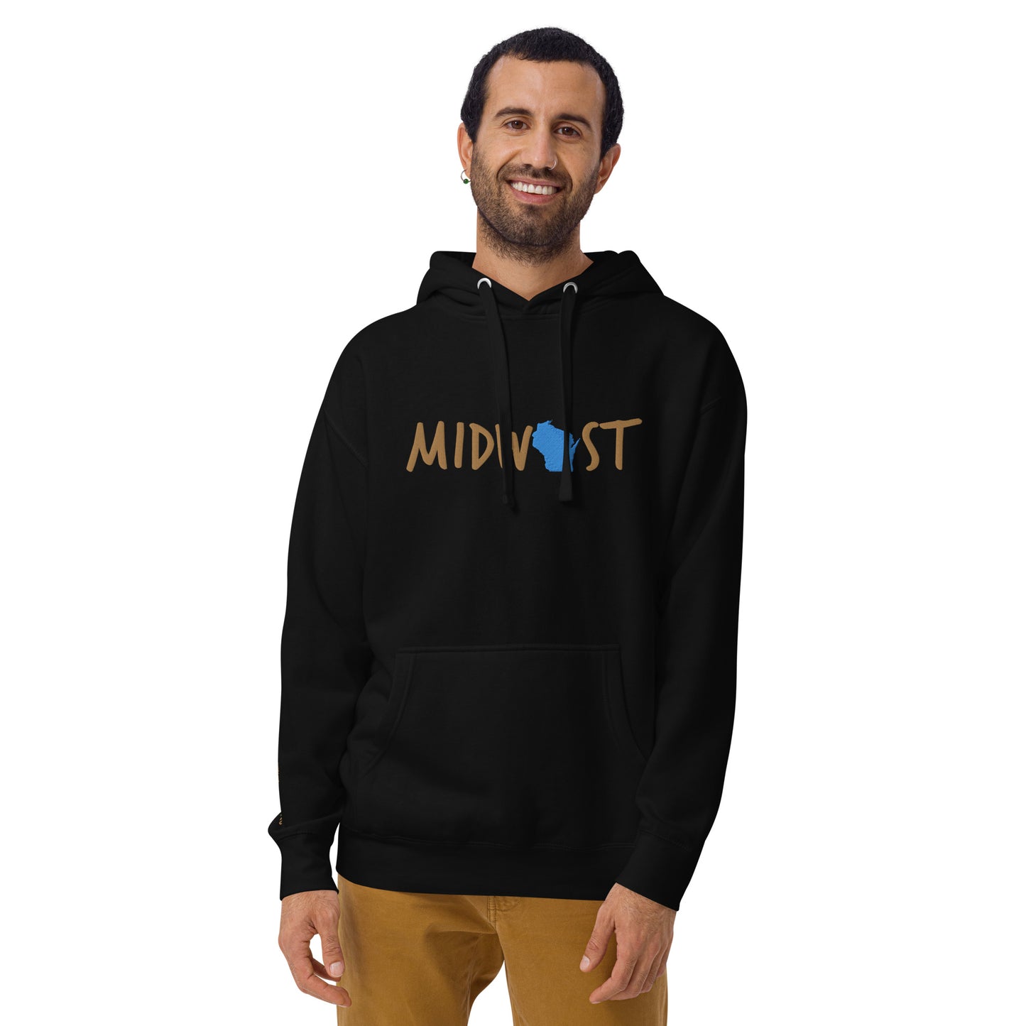 Wisconsin Midwest 'Love This' Embroidered Unisex Hoodie