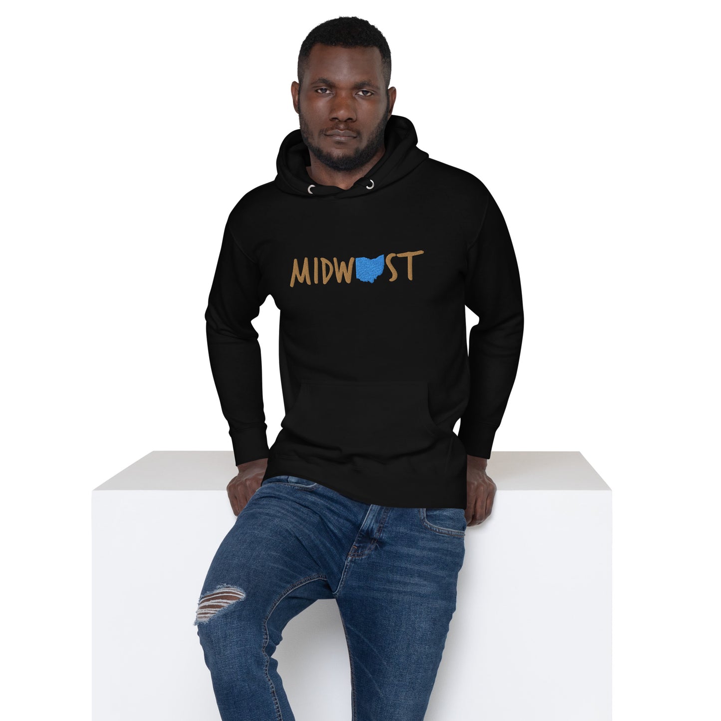 Ohio Midwest 'Love This' Embroidered Unisex Hoodie