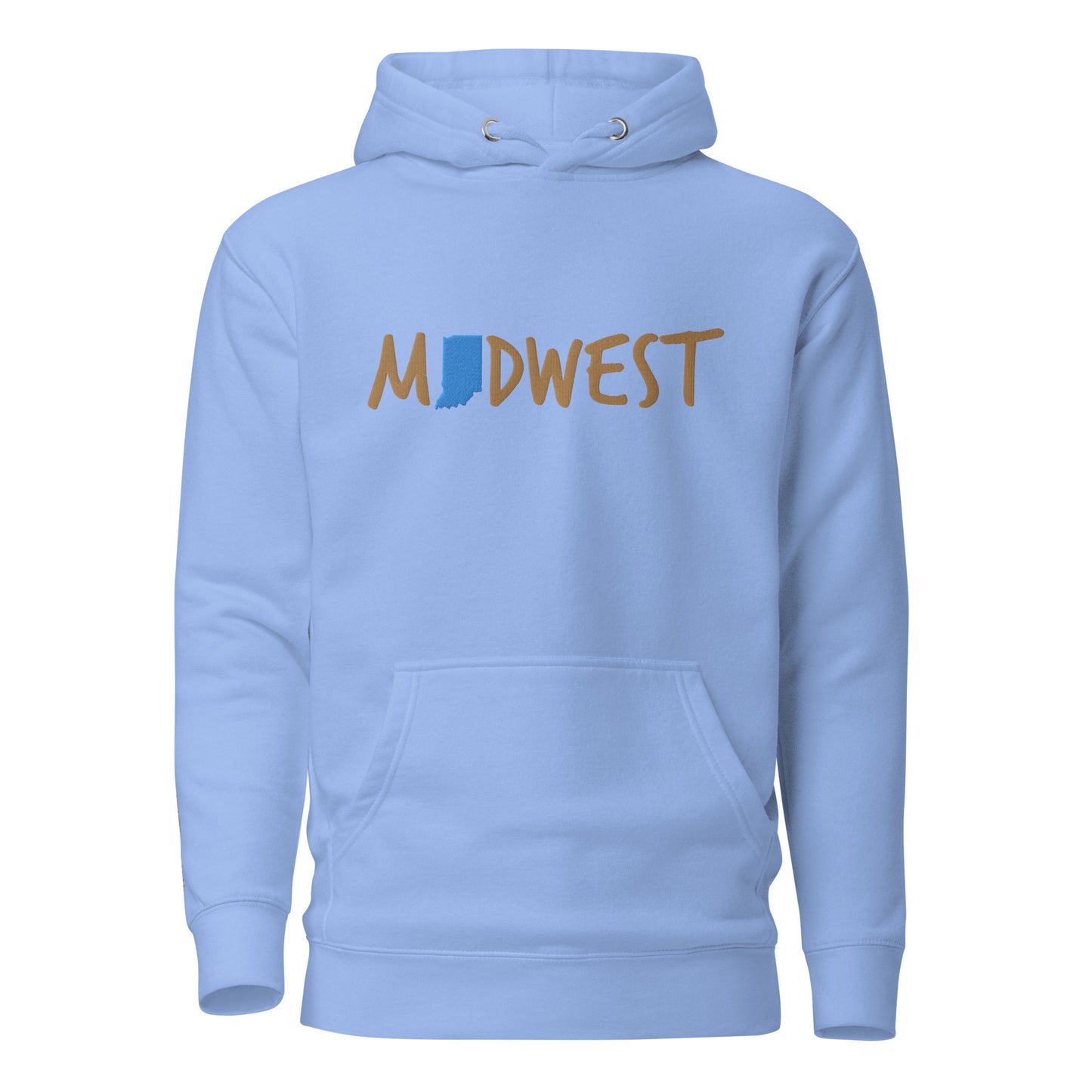 Indiana Midwest 'Love This' Embroidered Unisex Hoodie Unisex Hoodie